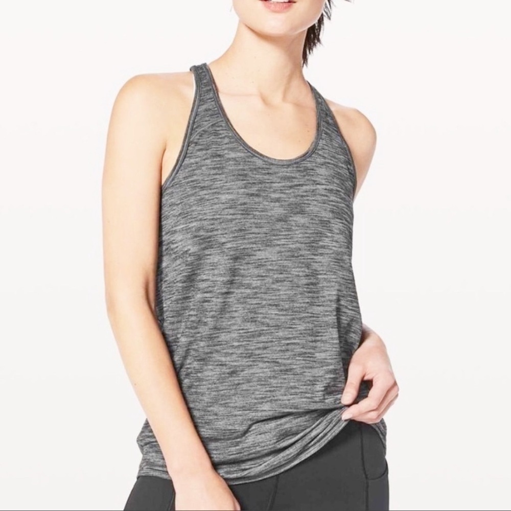 Lululemon Essential Gray‎ Space Dye Tank Top